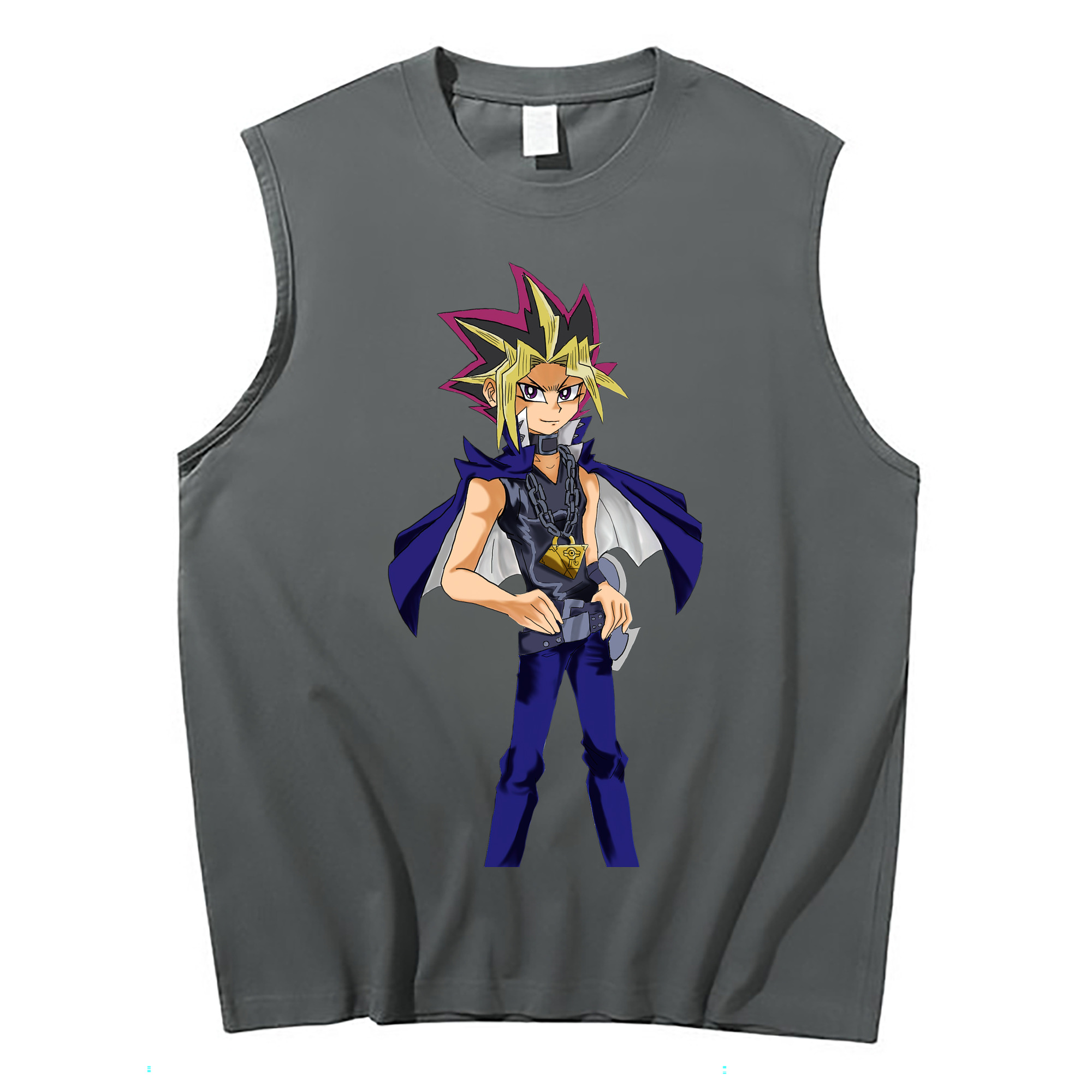 （画像用） 遊☆戯☆王 Yu-Gi-Oh! コットン100％タンクトップ（フロントプリント）